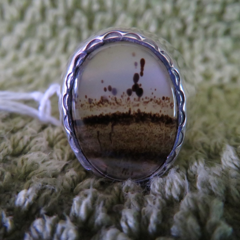STERLING SILVER MENS RING SIZE 13